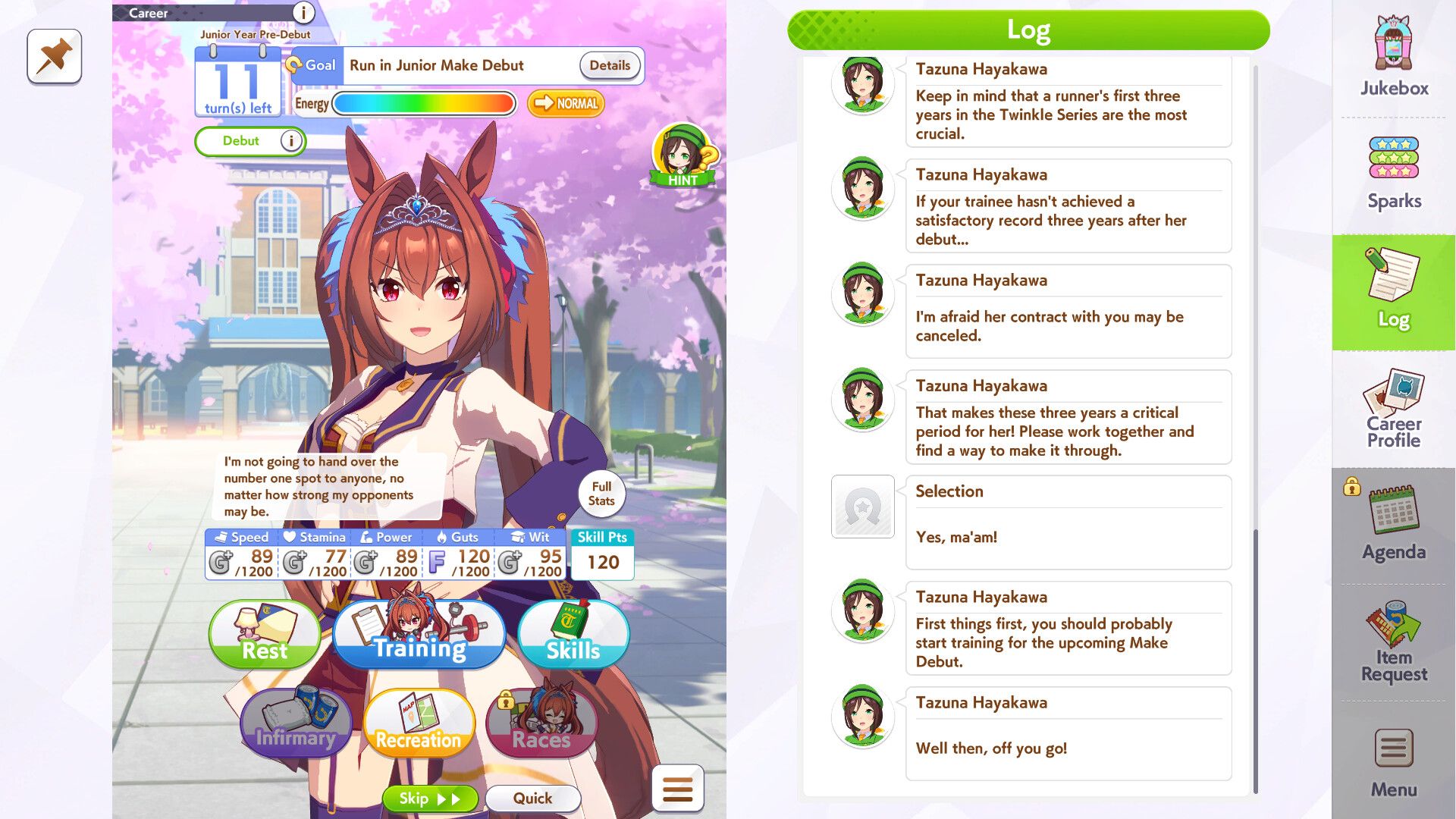 Umamusume: Pretty Derby screenshot 1
